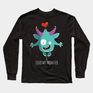 I Love my Monster Long Sleeve T-Shirt